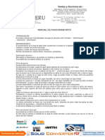 Instruccion Mantenimiento Membranas Osmosis Inversa