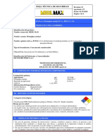 MISIL MAX Hoja de Seguridad