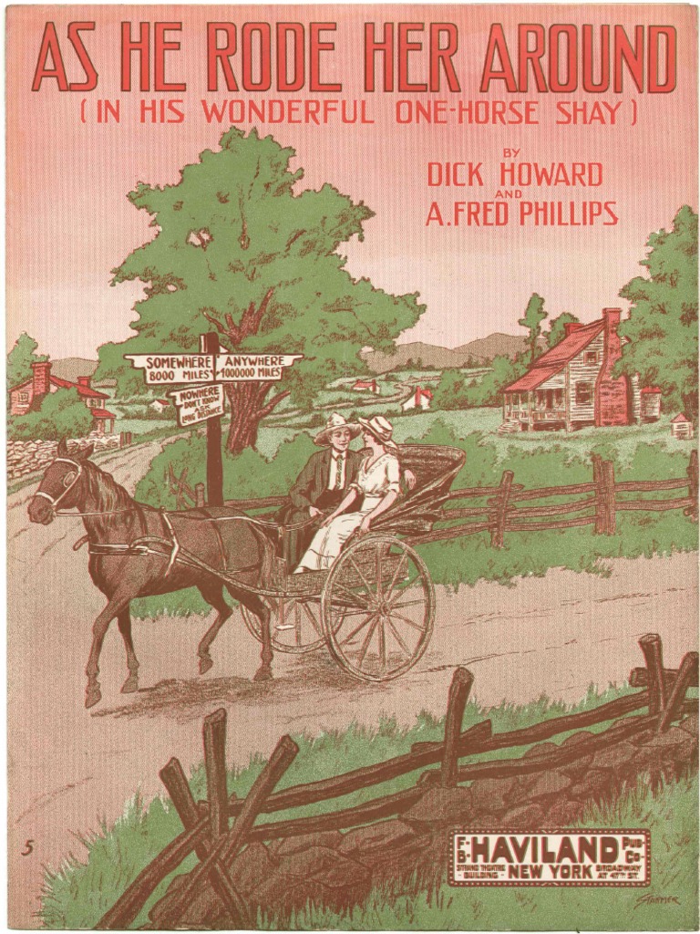 A. Fred Phillips As He Rode Her Around (In His Wonderful OneHorse Shay