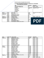 2022 WAEC GCE Timetable