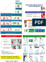 Triptico Que Hacer en Caso de Emergencia