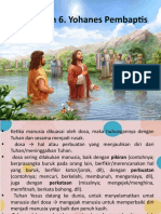Pelajaran 6 Yohanes Pembaptis
