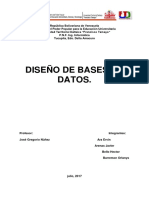 Diseño de Base de Datos