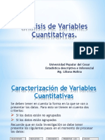 Variables Cuantitativas (Tablas de Frecuencia y Gráficas) Con Ejemplo Resuelto