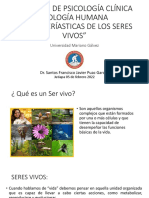 Biologia Humana - DR Santos Puac - Clase 1.1 Caracteristicas Generales de Los Seres Vivos