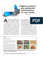 Digital Archives and Philatelic Information