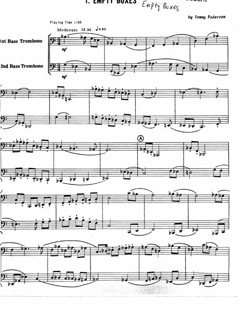 Bass Trombone Duets PDF