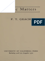 Peter T. Geach - Logic Matters