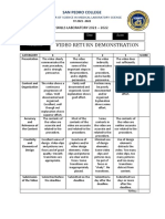 Skills Lab - RD Rubric