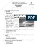 EVALUACION DIAGNOSTICO 2o., GRADO HISTORIA