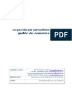 Canós Guijarro Santandreu - La Gestión Por Competencias y La Gestión Del Conocimiento