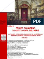 Primer Congreso Constituyente en El Perú - 2