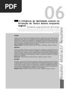 A influência da identidade cultural na formação do Teatro baiano enquanto negócio