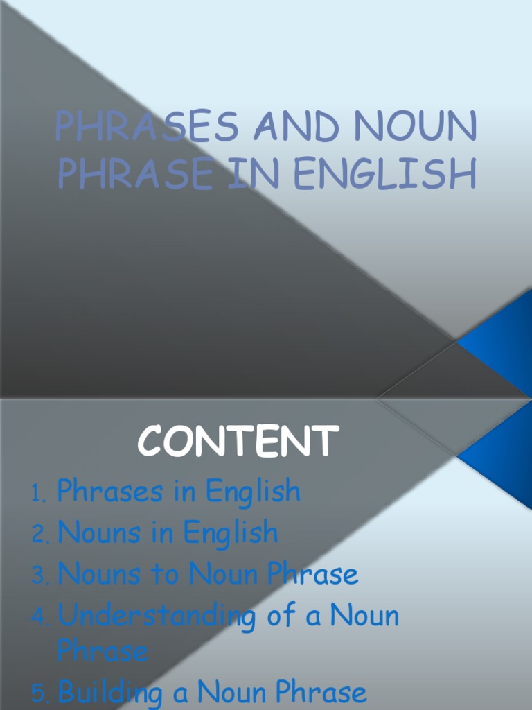 Noun Phrase Grammar Guides | PDF | Noun | Phrase