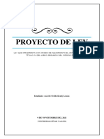 Proyecto de Ley - Ascorbe