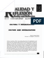 Cultura y Socializacion