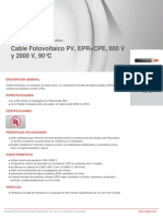 Cable Fotovoltaico PV, Epr+cpe