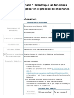 Examen - (AAB01) Cuestionario 1 - Identifique Las Funciones Didácticas para Aplicar en El Proceso de Enseñanza-Aprendizaje - 1