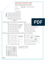 Ficha de Matemática 16-09 Ubicación Del Punto en El Plano