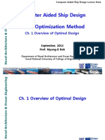 Computer Aided Ship Design Part I. Optimization Method: Ch. 1 Overview of Optimal Design