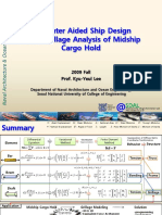 Computer Aided Ship Design Part.3 Grillage Analysis of Midship Cargo Hold