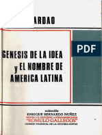 Genesisdelaideayelnombredeamericalatina Ardao Romulogallegos 1980