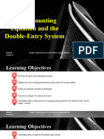 Lesson 1 The Accounting Equation and The Double-Entry System