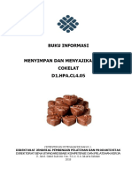 Buku Informasi Menyimpan Dan Menyajikan Bahan Cokelat