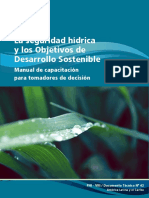 Seguridad Hidrica y Ods