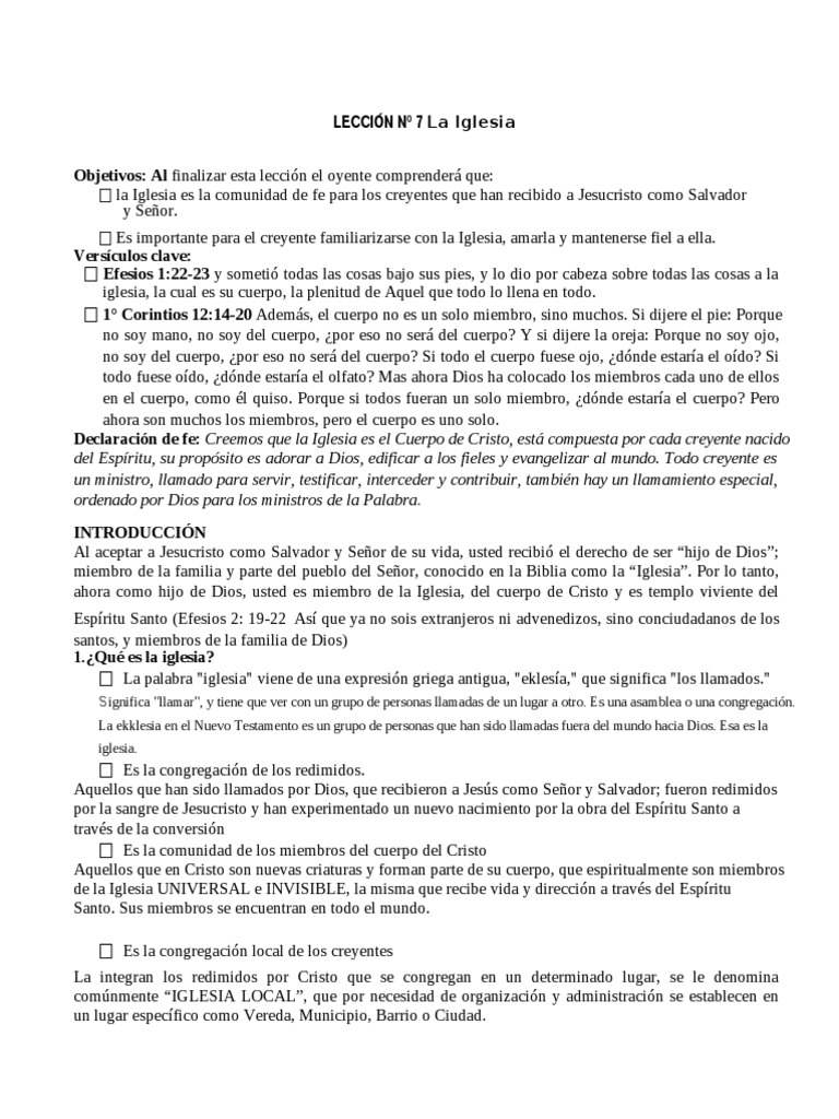 La Iglesia: Cuerpo de Cristo y Comunidad | PDF | San Pedro | Jesús