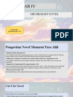 Bab IV Menikmati Novel - Indartanto Wahyu
