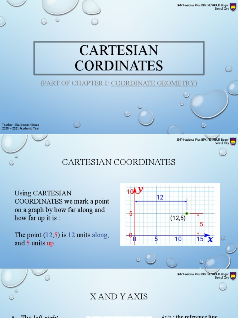Cartesian Coordinates | PDF | Cartesian Coordinate System | Notation