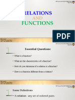 Relations and Functions