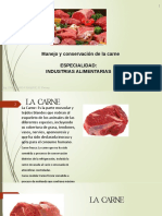 Manejo y Conservación de La Carne