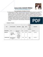 Resumen Profesional Dalila Salvador 2022 ...