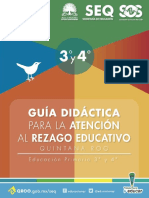 Guía Didáctica para Rezago Educativo - Prim 3y4