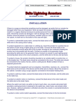 Delta Lightning Arrestor Installation Manual