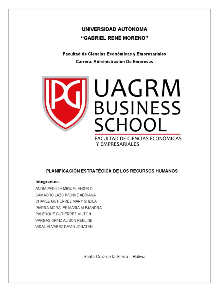 Grupo 1 Planificación Estratégica Rrhh Pdf Gestión De Recursos