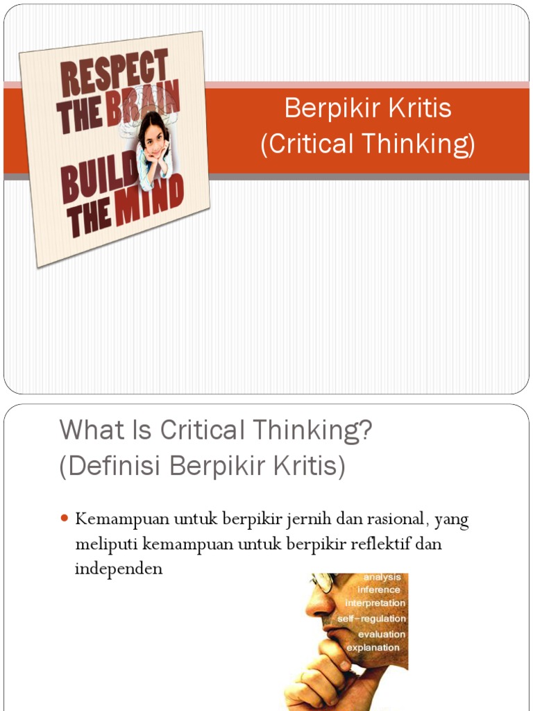 Critikal Thinking | PDF