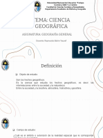 Semana 1 CIENCIA GEOGRÁFICA