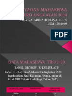 DISTRIBUSI MAHASISWA TRO 2020