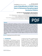 First Record of Identification of RPMS1 Gene Variations in Vietnamese Nasopharyngeal Carcinoma Patients