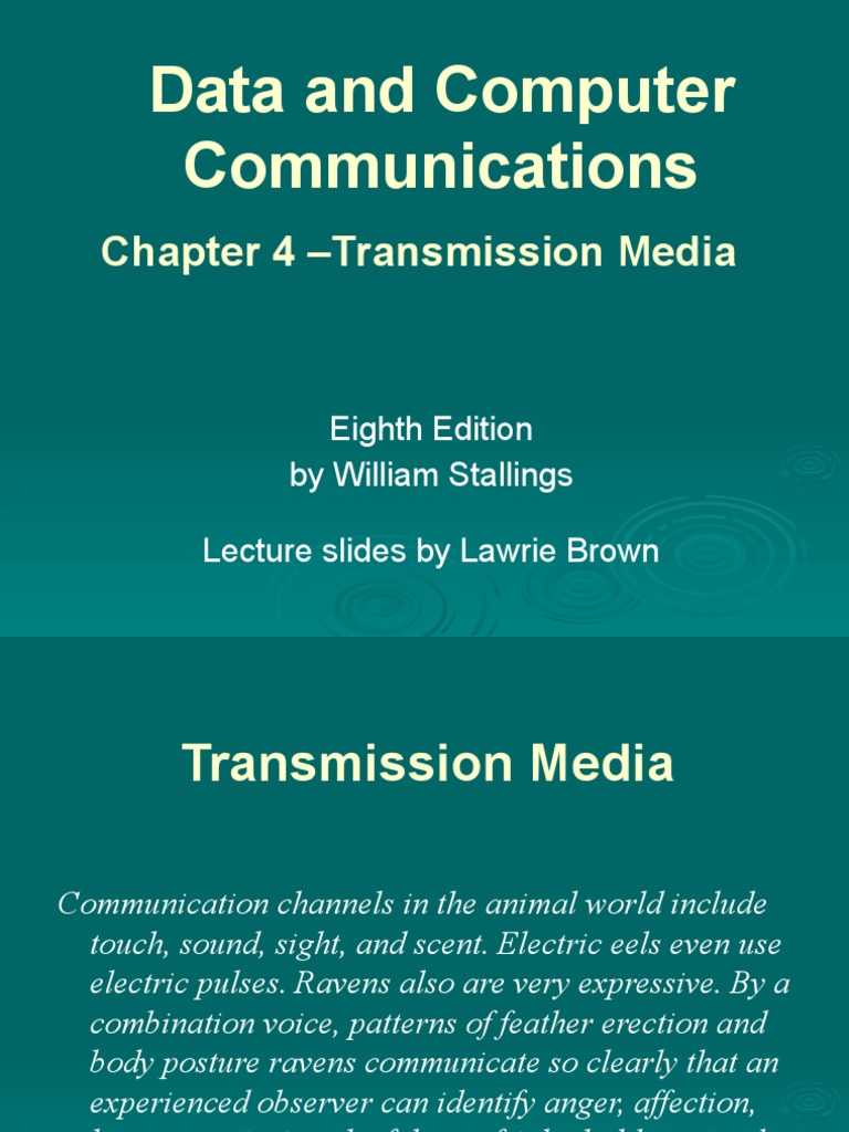Transmission Media PDF Transmission Medium Radio