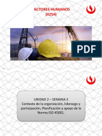 Sem. 3 Factores Humanos - Implementación y Operación ISO 45001 (Presencial)