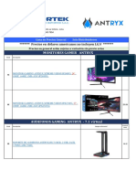 Lista de Precios Antryx