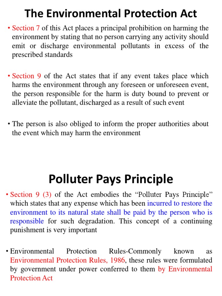 The Environmental Protection Act Section 7 PDF Waste Management