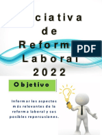 Reforma laboral 2022: aspectos clave de la iniciativa