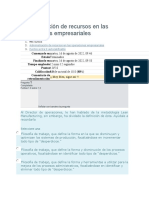 Examen 7 Administración de Recursos en Las Operaciones Empresariales