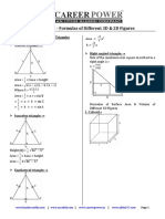 Mensuration Formula PDF