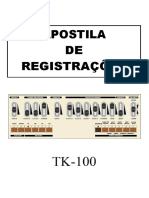Apostila de Registrações TK-100